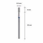 Nastavak za brusilicu Staleks Dijamantni Plavi 2,5 mm - Cilindar - Slika 2