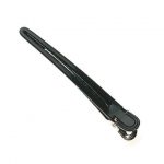 Klipsna za kosu Sibel Alu Pvc 12 kom 10 cm - Crna