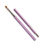 Kist za UV gel Sina Cirkon 2 mm - Prirodna dlaka (X)