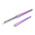 Kist za UV gel Sina Cirkon 4 mm - Bijela dlaka (X)