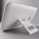 Ogledalo Smile LED 3 baterije + Usb C s postoljem 17 x 24 cm - Bijelo (X) - Slika 6