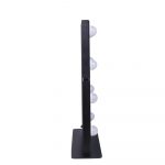 Ogledalo Smile Hollywood x 9 lampi Usb DC stolno 23 x 30 cm - Crno (N) - Slika 4
