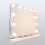 Ogledalo Smile Hollywood x 11 lampi dimmable Usb DC stolno 42 x 50 cm - Bijelo (X) - Slika 7