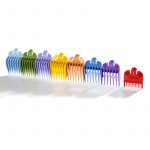 Češljić za mašinicu Wahl Pvc Color sa stalkom - Set 8 kom - Slika 2