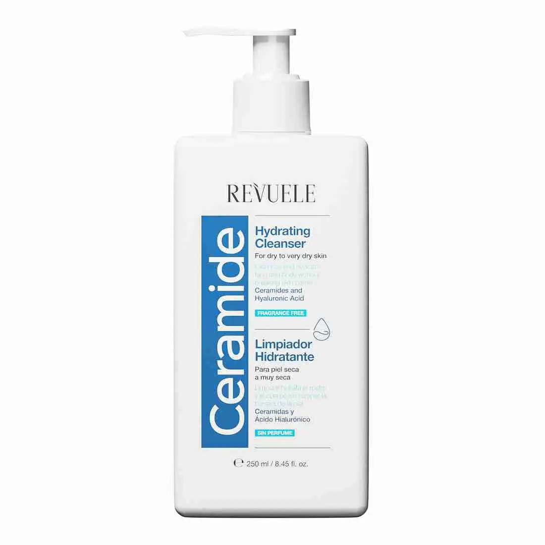 5060565105454_01-1 Gel za pranje lica i tijela Revuele Ceramide 250 ml - Hydrating Cleanser - Slika 1