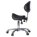 Stolica pomoćna s naslonom Marvento Saddle - Crna - Slika 5