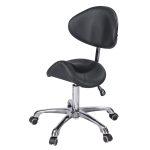 Stolica pomoćna s naslonom Marvento Saddle - Crna