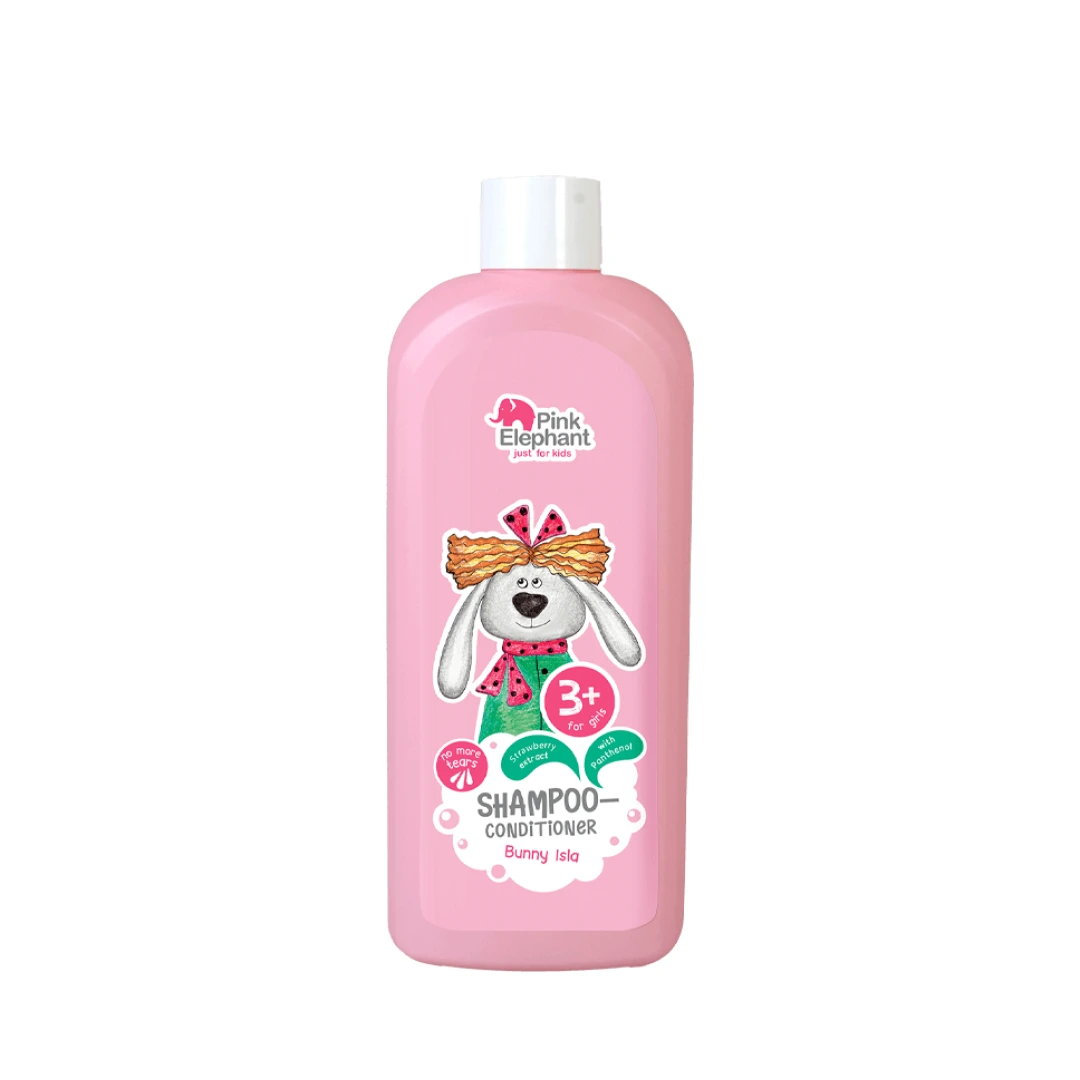 EP040944-p140007-processed-bf97e110-0397-42f7-a012-8ceb7ea5e717 Šampon i regenerator za kosu za djecu Pink Elephant 500 ml - Bunny Isla - Slika 1