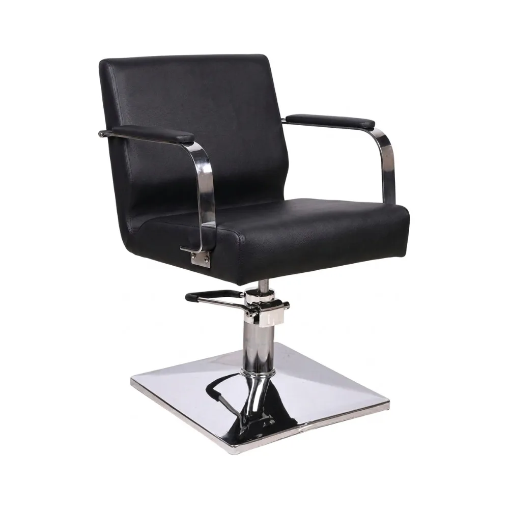 H6676V5 Stolica frizerska Librini Crna - Mesina - Slika 1