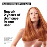 Maska za obnovu kose Loreal SE Absolut Repair Molecular Leave In - 100 ml (R) - Slika 3