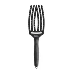 Četka za raščešljavanje Olivia Garden Fingerbrush Nylon Mix - Crna M (N)