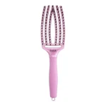 Četka za raščešljavanje Olivia Garden Fingerbrush Nylon Mix - Celestial Pink