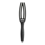 Četka za raščešljavanje Olivia Garden FingerBrush Boar&Nylon - Full Black Small