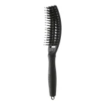 Četka za raščešljavanje Olivia Garden FingerBrush Boar&Nylon - Full Black Small - Slika 3