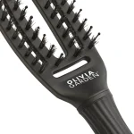 Četka za raščešljavanje Olivia Garden FingerBrush Boar&Nylon - Full Black Small - Slika 2