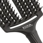 Četka za raščešljavanje Olivia Garden FingerBrush Boar&Nylon - Crna Large - Slika 2
