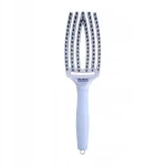 Četka za raščešljavanje Olivia Garden Fingerbrush Nylon Mix - Polar Blue
