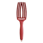 Četka za raščešljavanje Olivia Garden FingerBrush Boar&Nylon - Red Confidence
