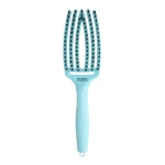 Četka za raščešljavanje Olivia Garden FingerBrush Boar&Nylon - Blue Sky