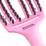 Četka za raščešljavanje Olivia Garden Fingerbrush Nylon Mix - Pink Tokyo - Slika 4