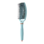 Četka za raščešljavanje Olivia Garden FingerBrush Boar&Nylon - Bubble Blue - Slika 2