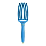 Četka za raščešljavanje Olivia Garden FingerBrush Boar&Nylon - Turbo Blue