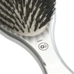 Četka za raščešljavanje Olivia Garden Expert Care Oval Boar Bristles - Silver - Slika 2