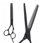 Makaze za šišanje Olivia Garden Efilirke Silkcut Pro Matt Black - 6,35'' - Slika 2