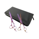 Makaze za šišanje Olivia Garden Silkcut Set 635 + 575 - Rainbow (N)