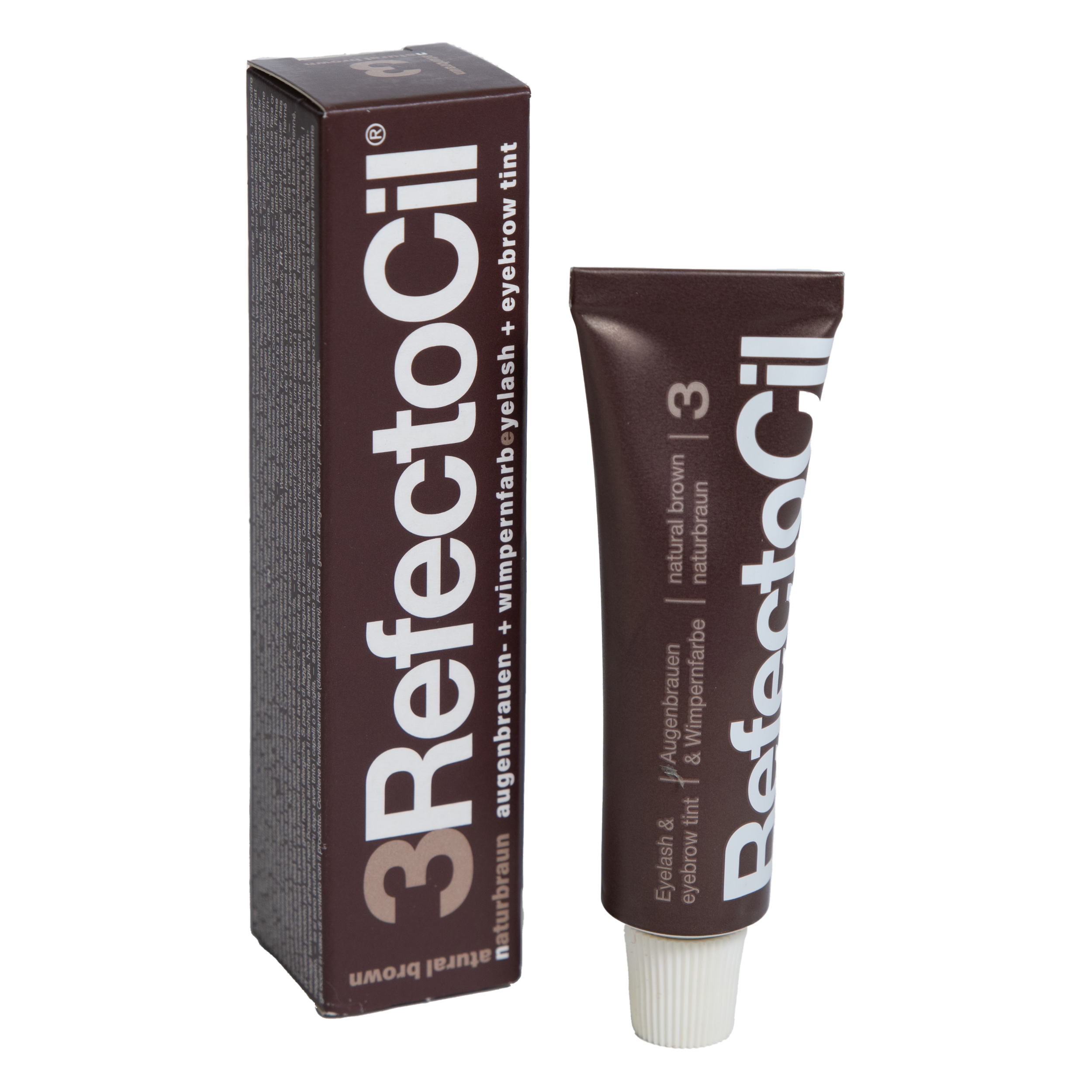 Boja za obrve i trepavice RefectoCil 15 ml - Prirodno smeđa 3 - Slika 1
