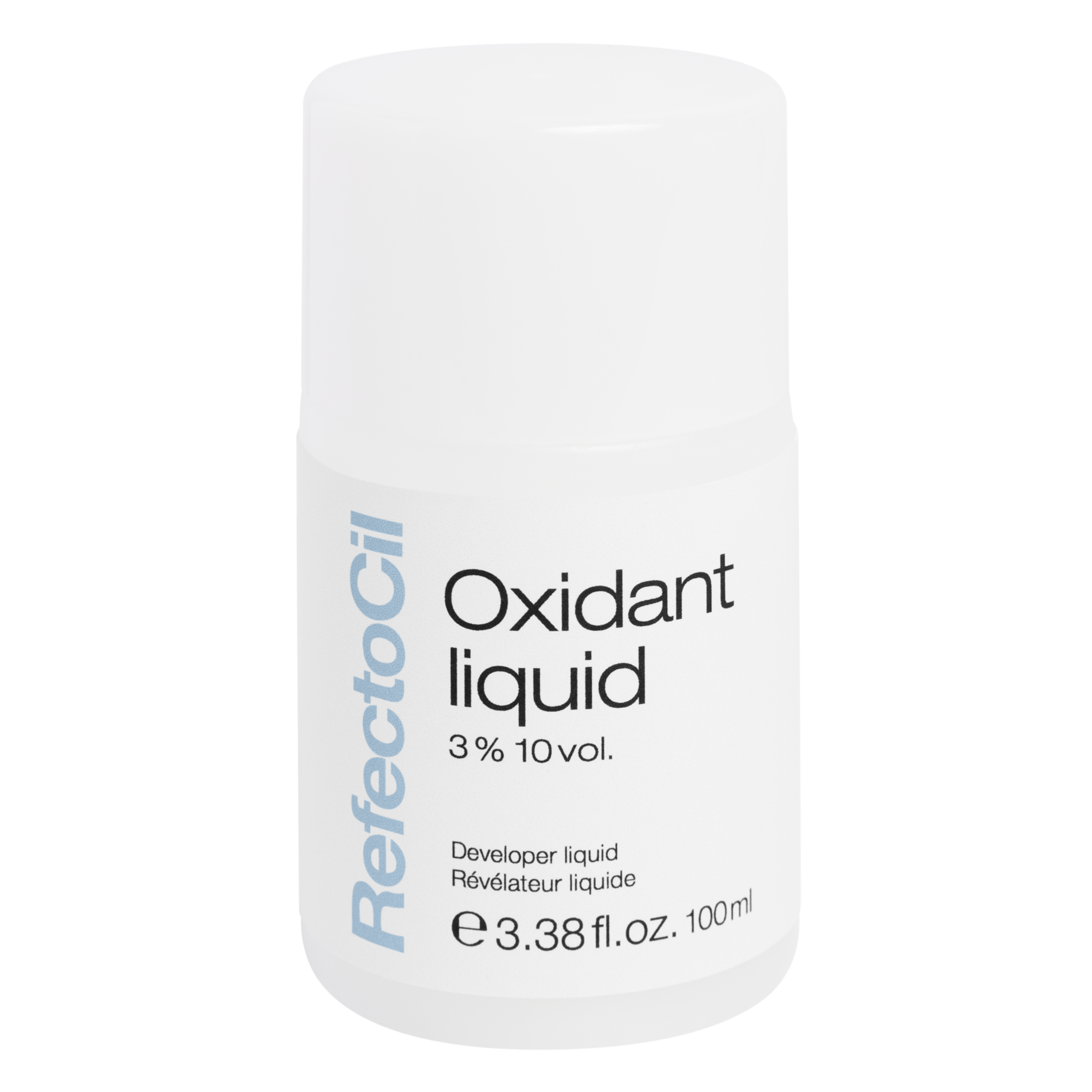 Product_Image_Oxidant_Liquid_Packshot_w2500xh2500px Razvijač boje za obrve RefectoCil tekući 3% - 100 ml - Slika 1
