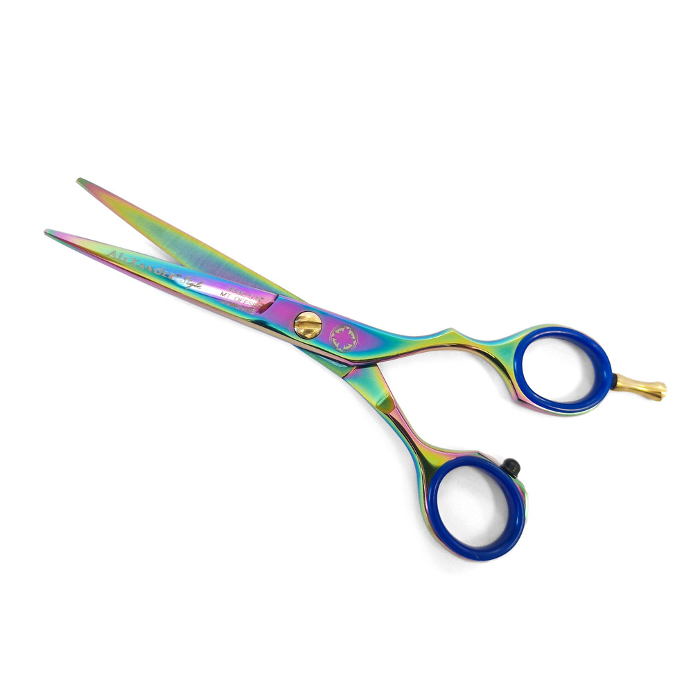 RAINBOW-1 Makaze za šišanje Alexander Premium Rainbow Style - 5,75'' - Slika 1