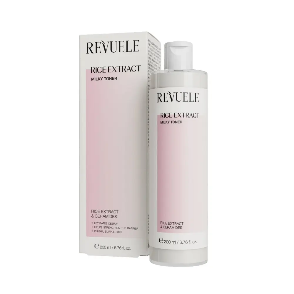 REV2218-1-1 Tonik za lice Revuele Rice Extract 200 ml - Milky toner - Slika 1