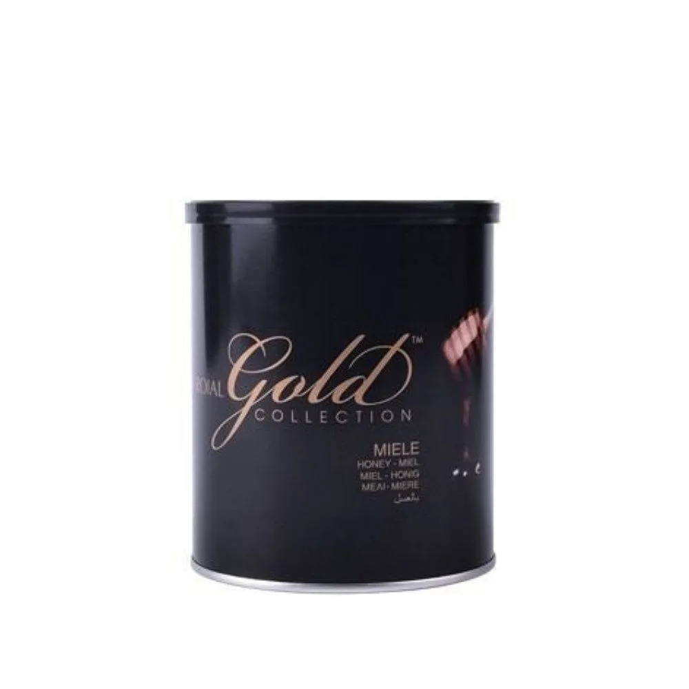 RO3093 Vosak za depilaciju u limenci 800 ml Roial Gold Collection - Med (X) - Slika 1