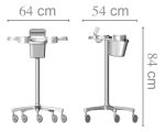 Kolica za bojenje Ceriotti Service Plus Pvc - Ljubičasta (Outlet) - Slika 2