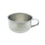 Zdjelica za brijanje Wanda s drškom - Inox (X) - Slika 2