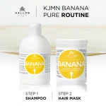 Maska za slabu kosu s vitaminima Kallos Banana - 1000 ml - Slika 4