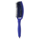 Četka za raščešljavanje Olivia Garden Fingerbrush Nylon Mix - Blue Jeans - Slika 2