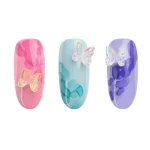 Dekorativni ukras za Nail Art NeoNail - 3D Butterflies (Outlet) - Slika 2