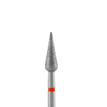 Nastavak za brusilicu Staleks Dijamantni Crveni 4 mm - Pointed Pear