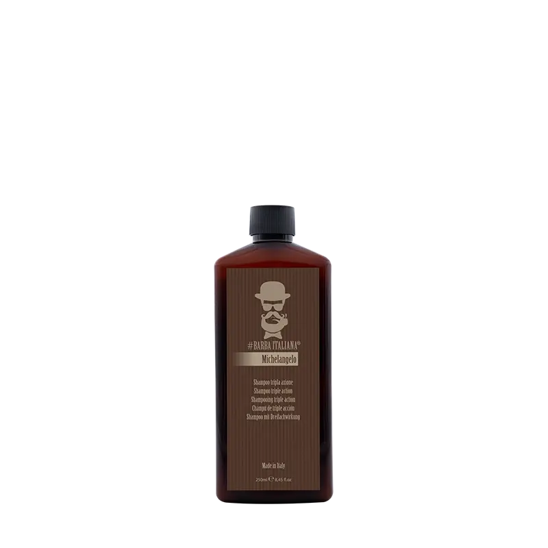 michelangelo-shampoo-tripla-azione-250ml Šampon s trostrukim djelovanjem Michelangelo Barba Italiana - 250 ml - Slika 1