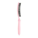 Četka za raščešljavanje Olivia Garden FingerBrush Nylon Double - Pastel Pink - Slika 3