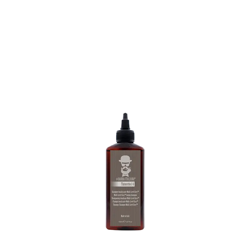 tintoretto-1-6-150ml Šampon za toniranje sijede kose 1-6 Tintoreto Barba Italiana - 150 ml - Slika 1