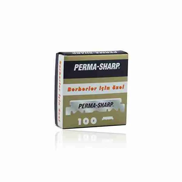 y80272 Žileti za brijanje Perma Sharp polovice - 100 kom - Slika 1